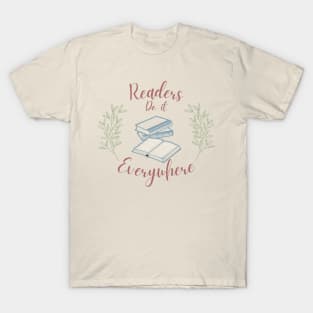 Readers do it Everywhere (pastel) T-Shirt